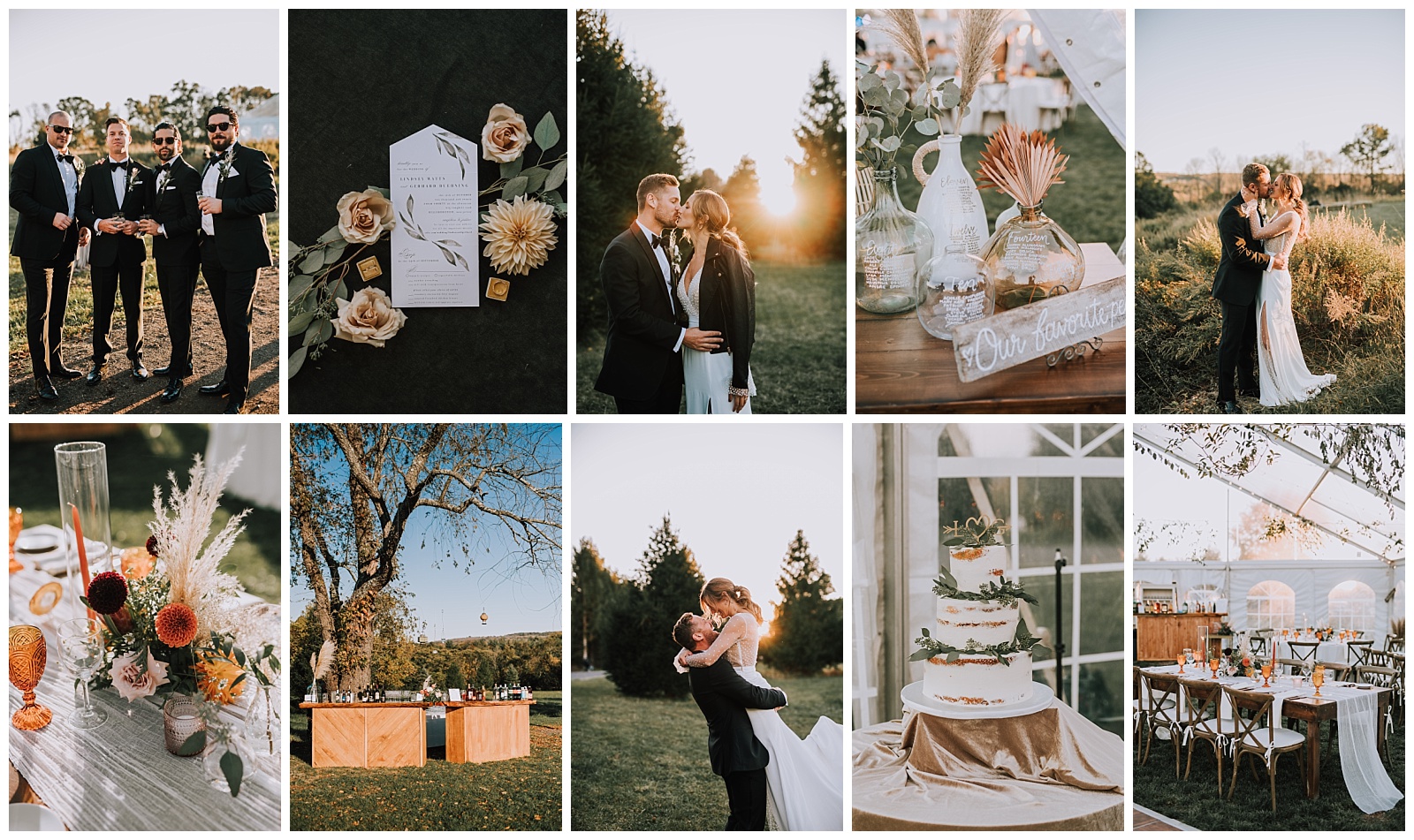 Magical Sunset Wedding at Water Works