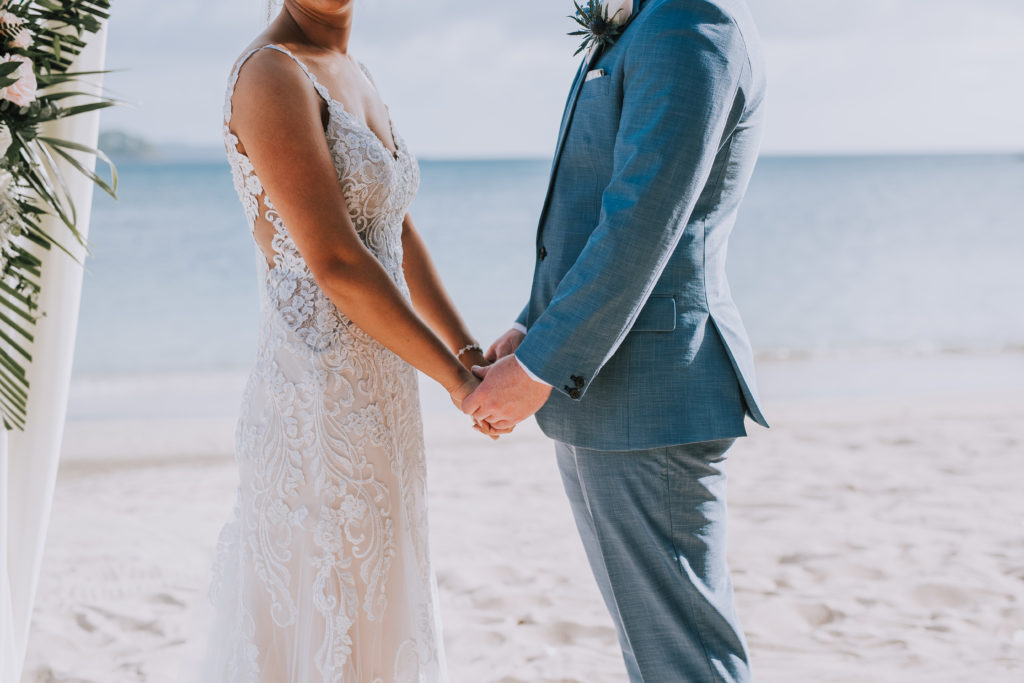 St. Lucia intimate beach wedding