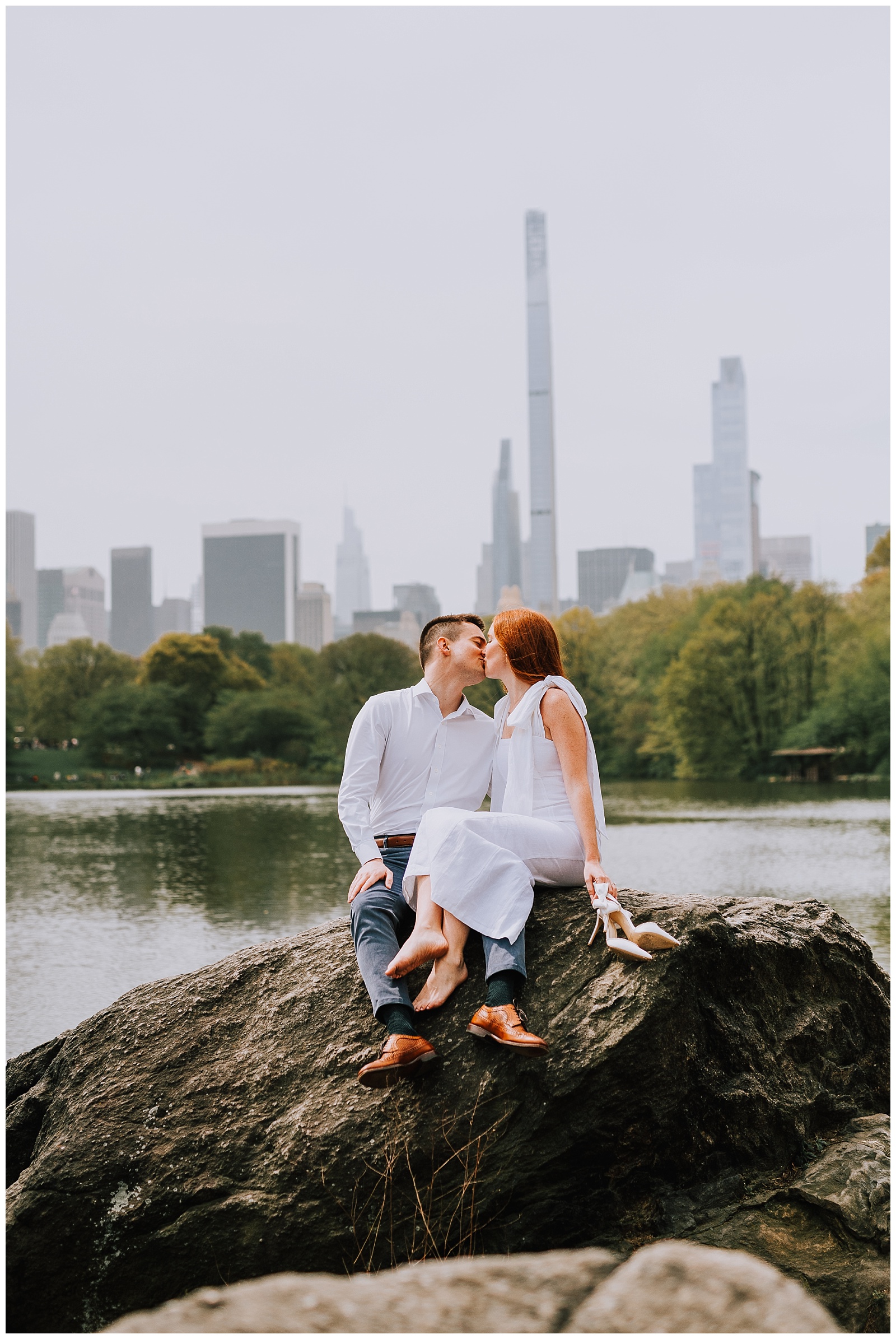 Classic Spring Central Park Engagement Session