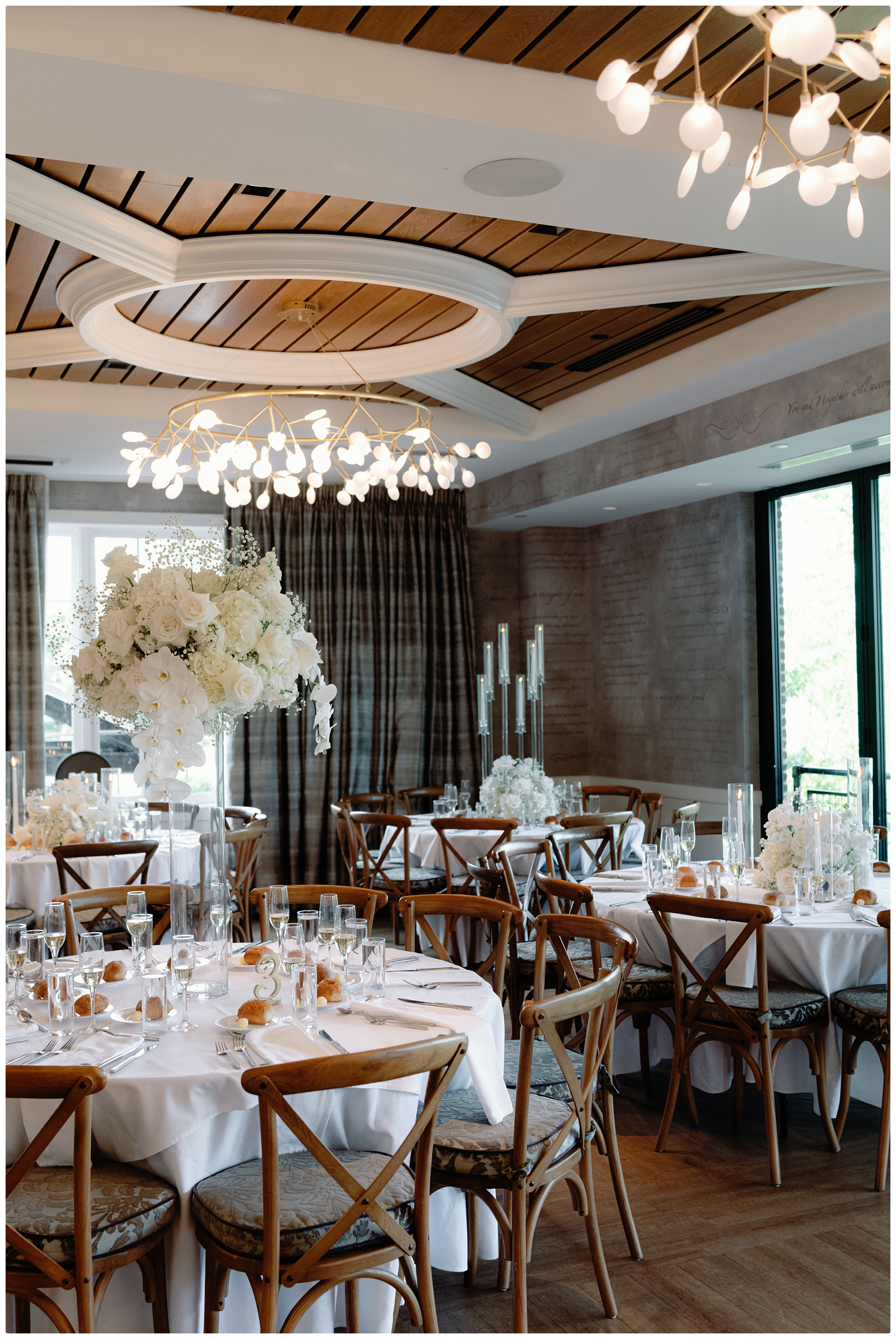 A Romantic Spring River House at Odette’s Wedding in New Hope, PA River House at Odette’s Wedding reception inspiration